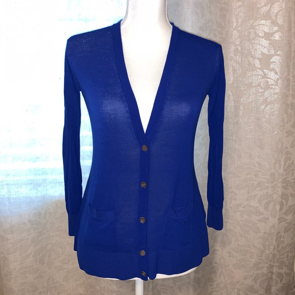 Vince Camuto blue cardigan